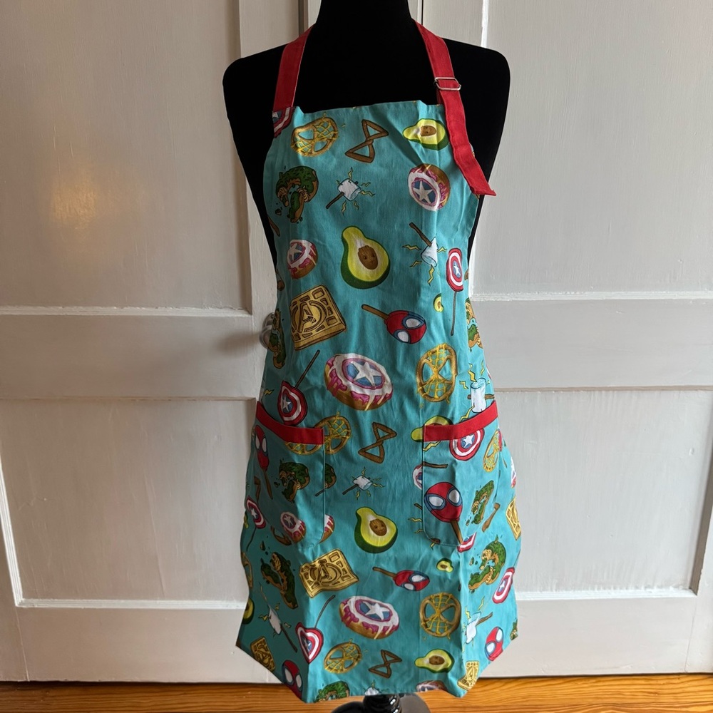Marvel Avengers Foods Apron with Red Straps